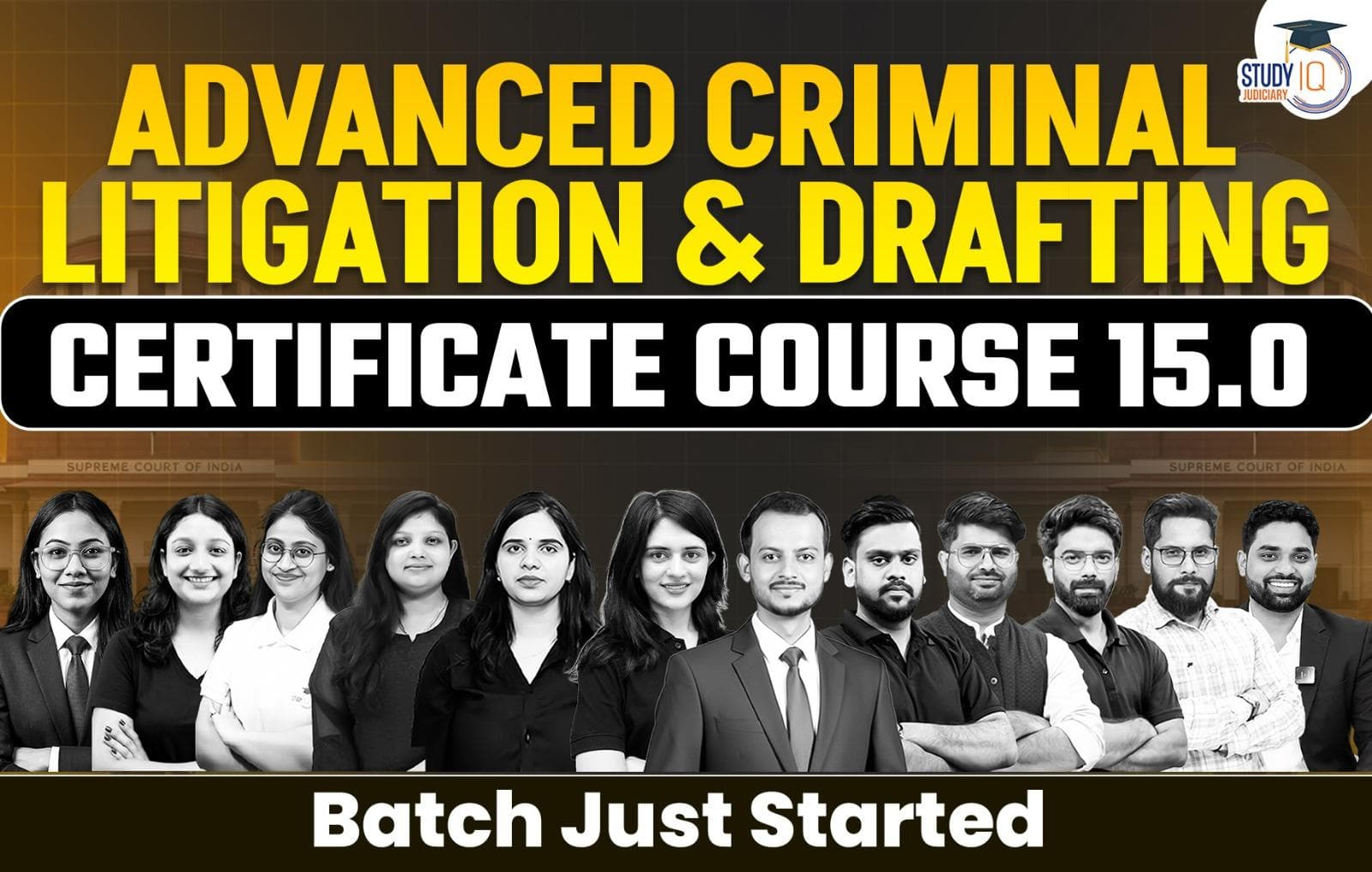 Advanced Criminal Litigation & Drafting Certificate Course 15.0