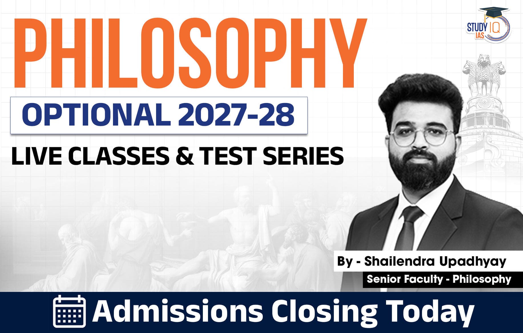 UPSC IAS (Mains) Philosophy Optional Live 2027-28 (Comprehensive) August Batch By Shailendra Upadhyay