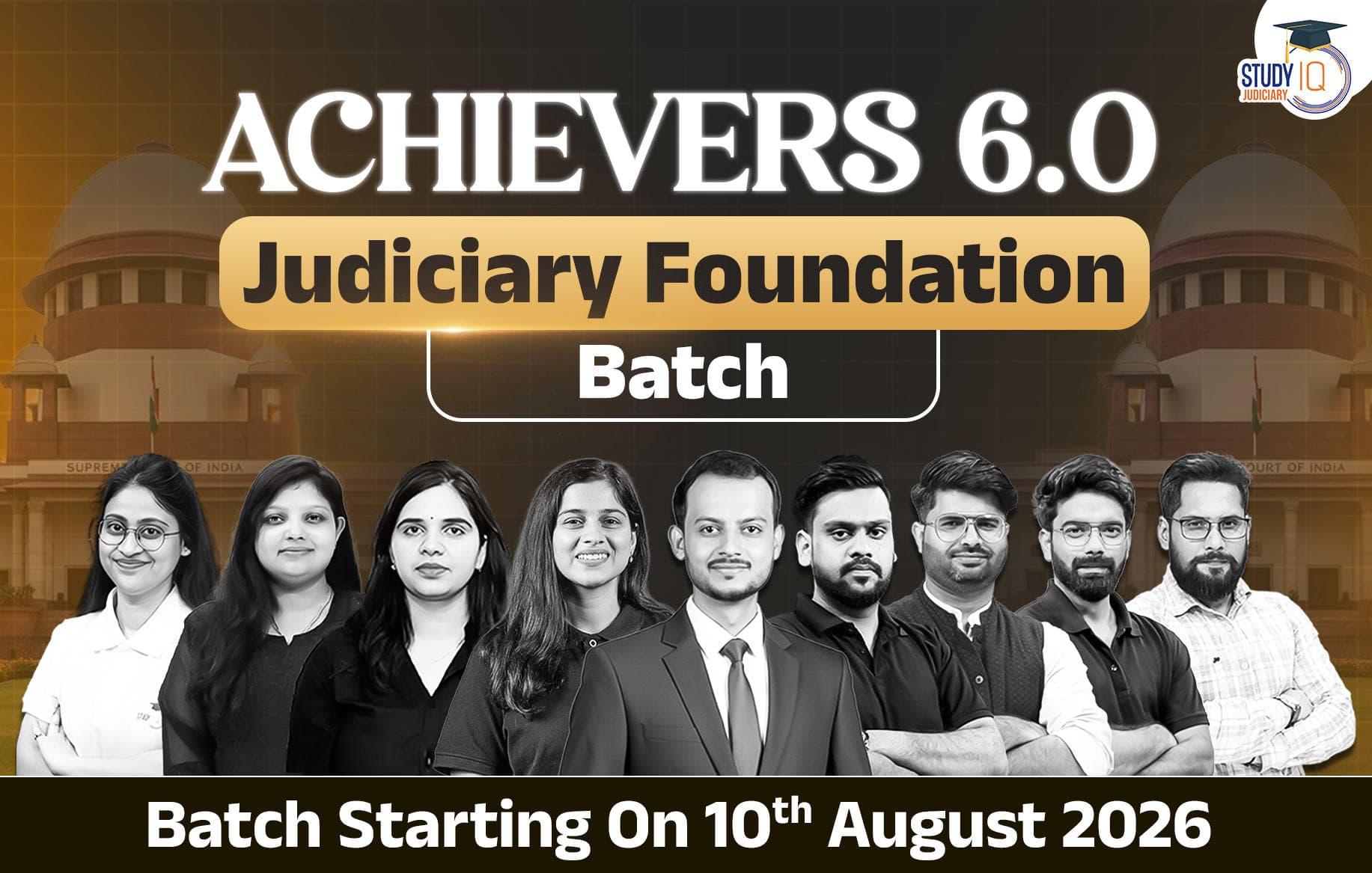 Achievers Judiciary Live Foundation Batch 6 (Gold)