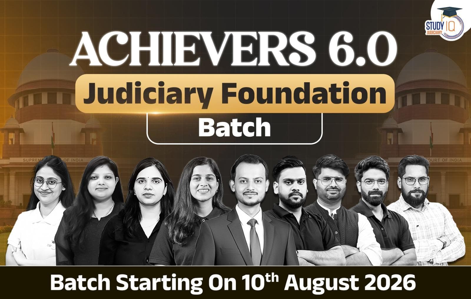 Achievers Judiciary Live Foundation Batch 6 (Gold)