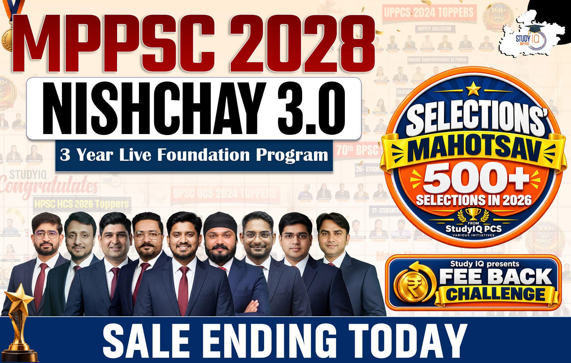 MPPSC Nishchay 2028 : 3 year Foundation Program Batch 3