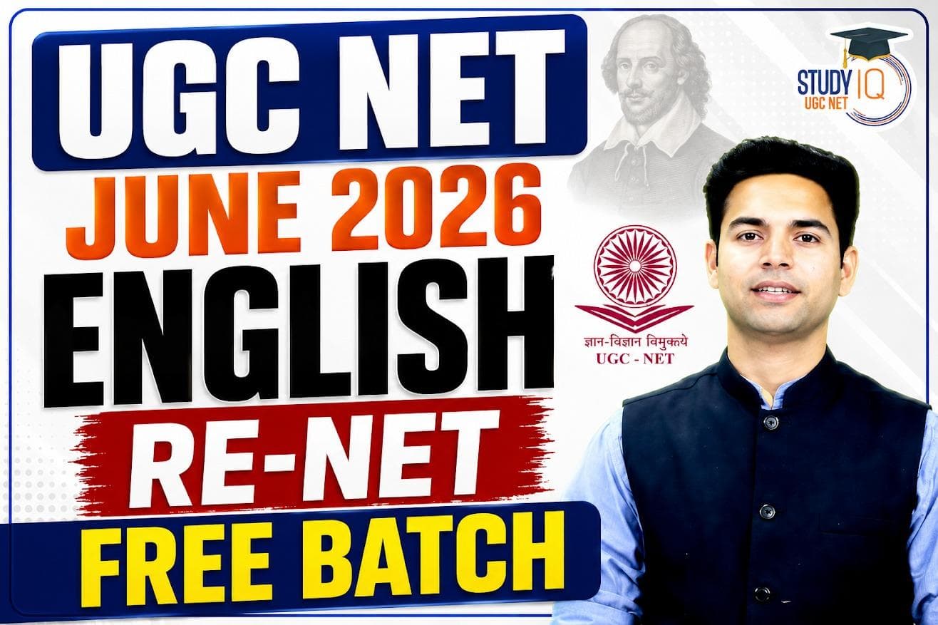 UGC NET June 2026 English RE-NET Free Batch