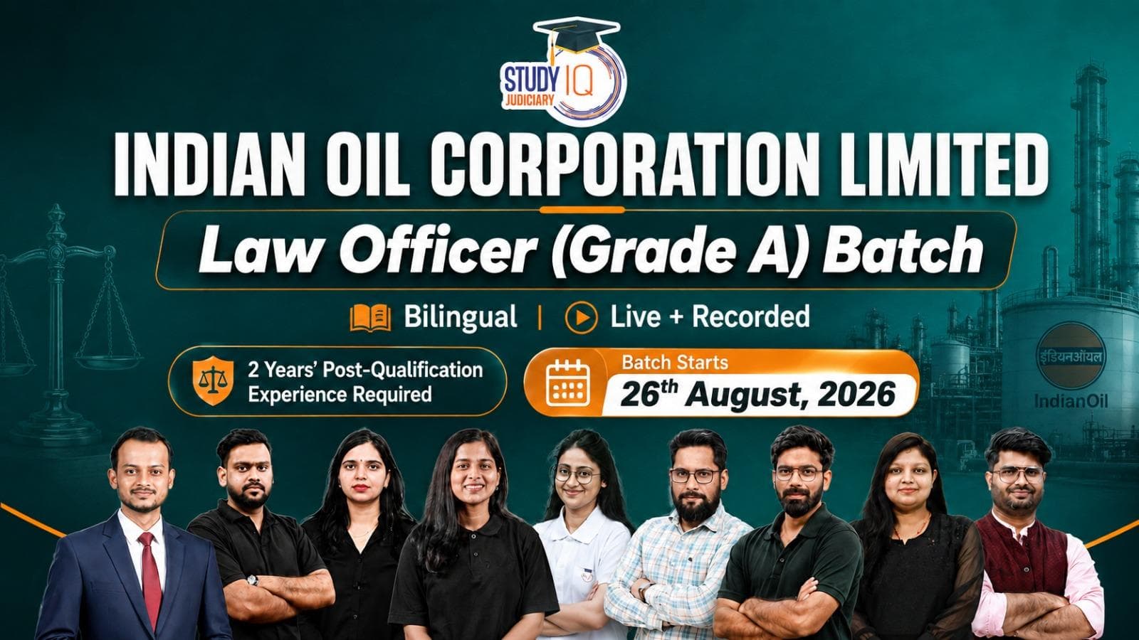 IOCL Law Officer (Grade A) Batch 2026