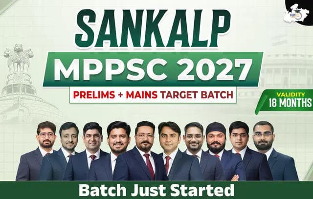 Sankalp MPPSC 2027 Prelims + Mains Target Batch