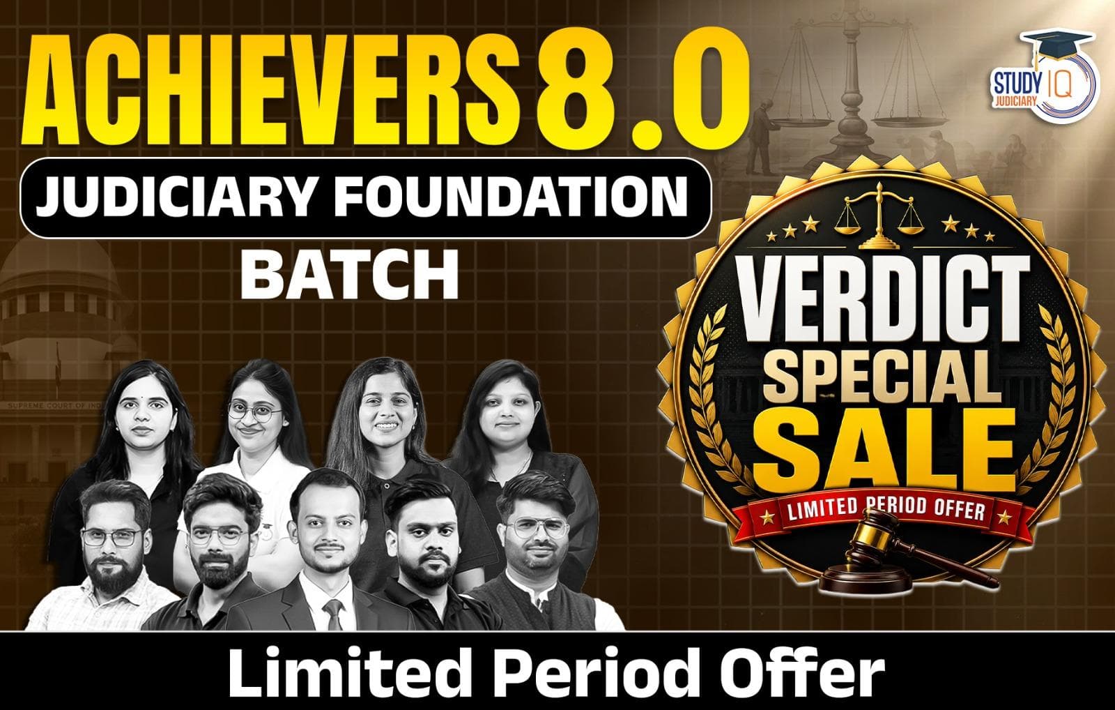 Achievers Judiciary Live Foundation Batch 8