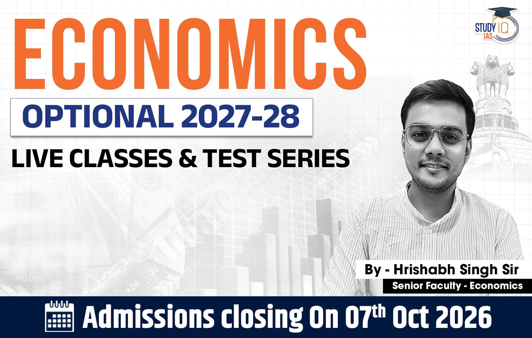 UPSC IAS (Mains) Economics Optional Live 2027-28 (Comprehensive) September Batch By Hrishabh Singh