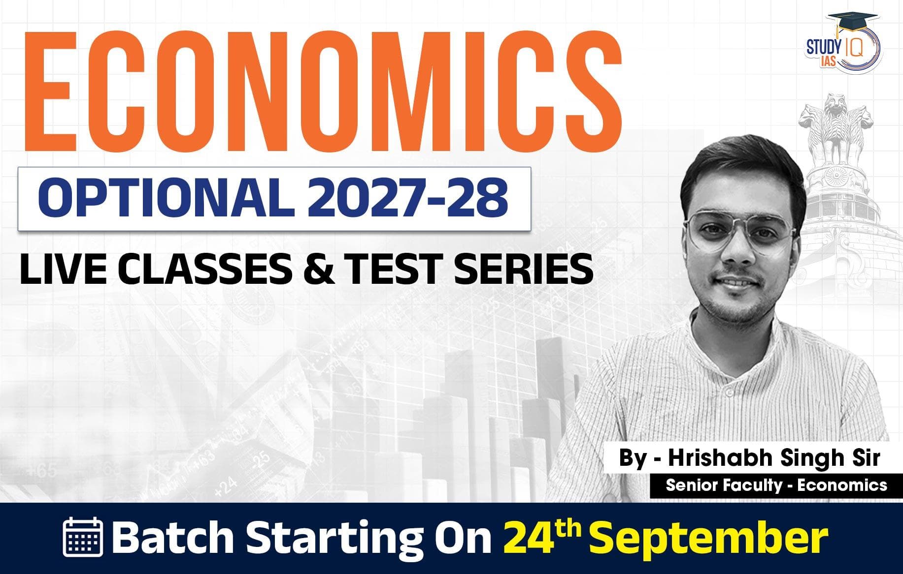UPSC IAS (Mains) Economics Optional Live 2027-28 (Comprehensive) September Batch By Hrishabh Singh