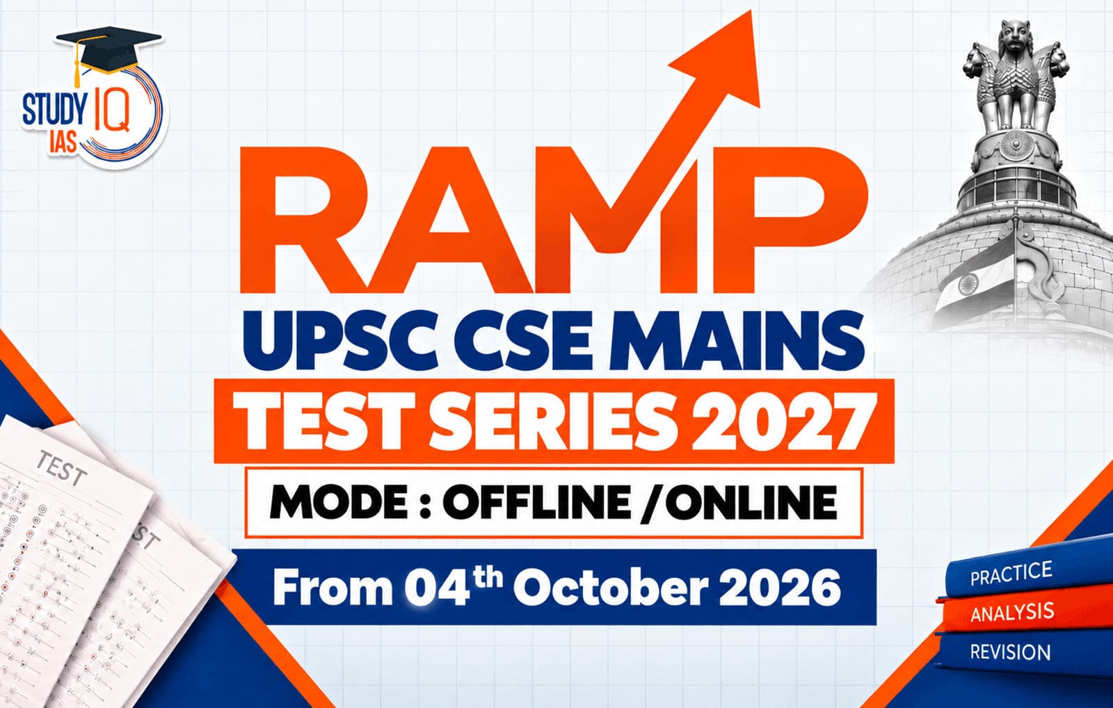 RAMP - Mains Test Series Hinglish Target 2027 (ADV-UPSC-AF01)-ORN