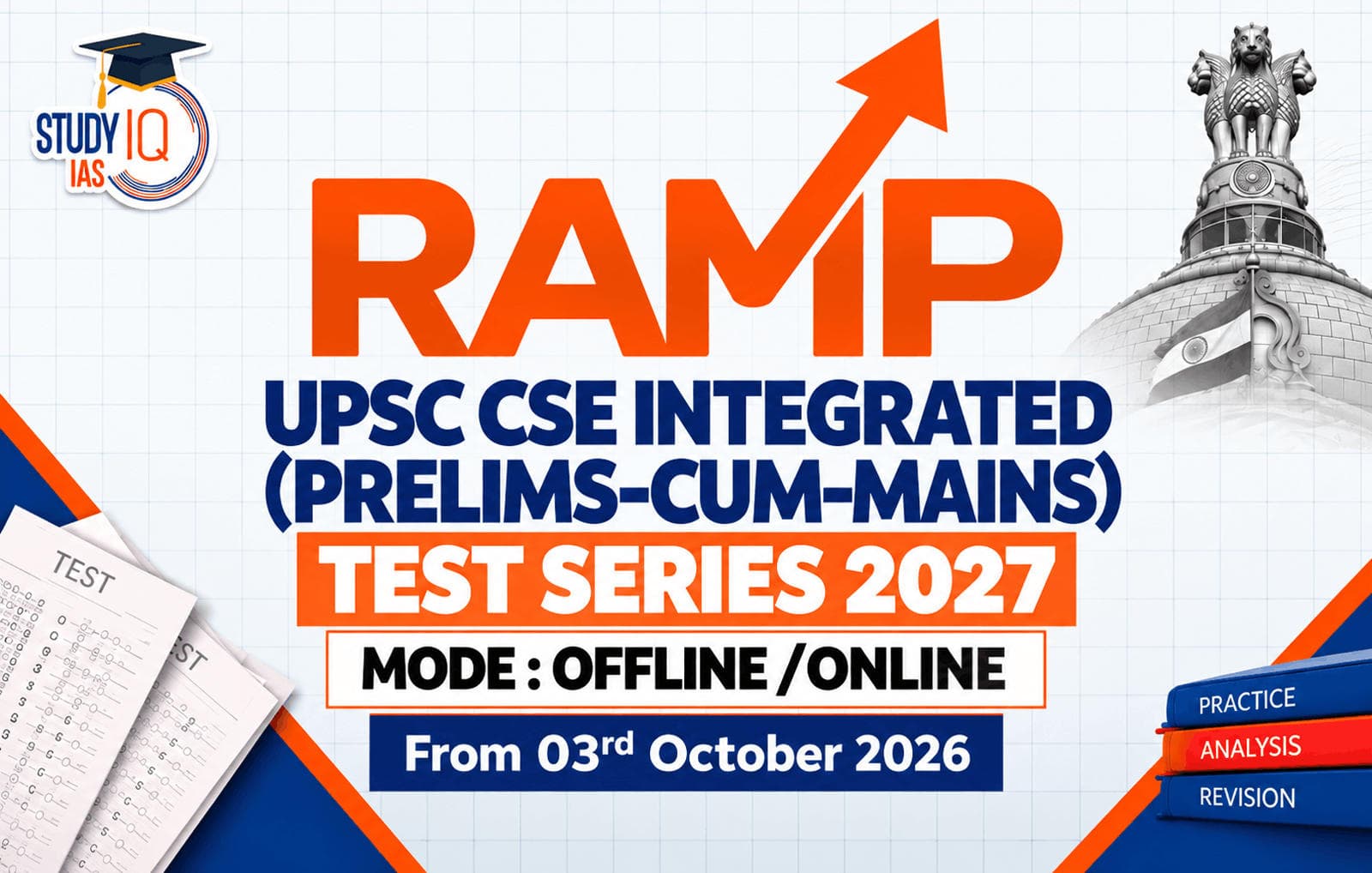 RAMP - Integrated (Pre & Mains) Test Series Hinglish Target 2027 (ADV-UPSC-AF01)-ORN