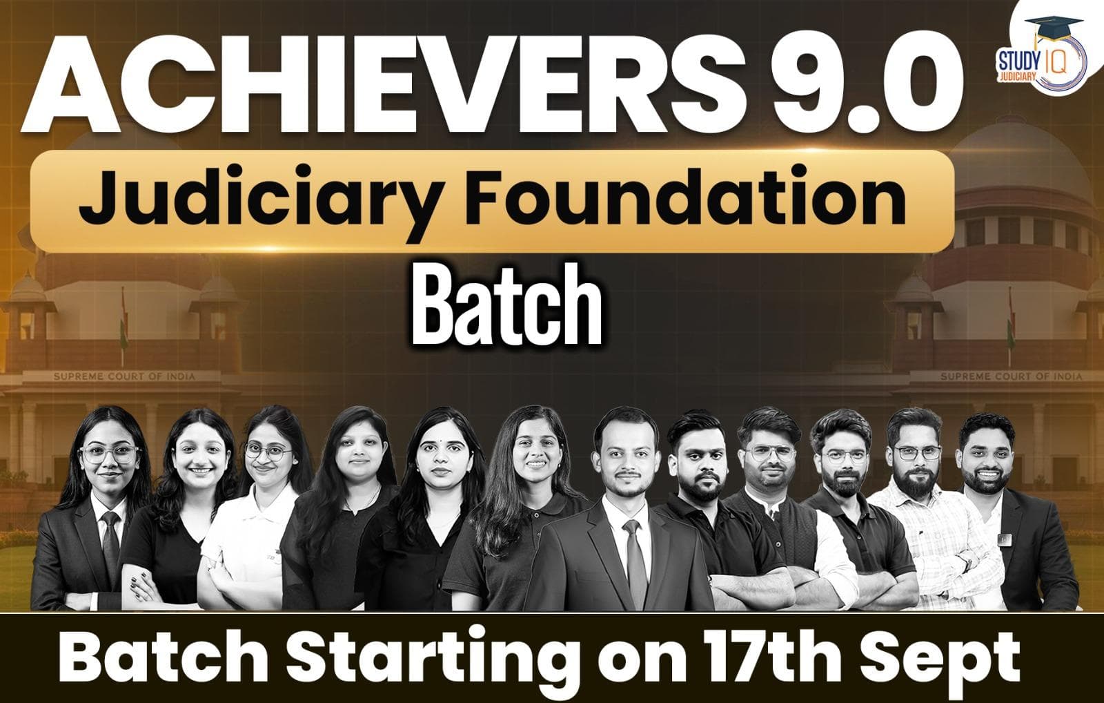 Achievers Judiciary Live Foundation Batch 9 (Gold)