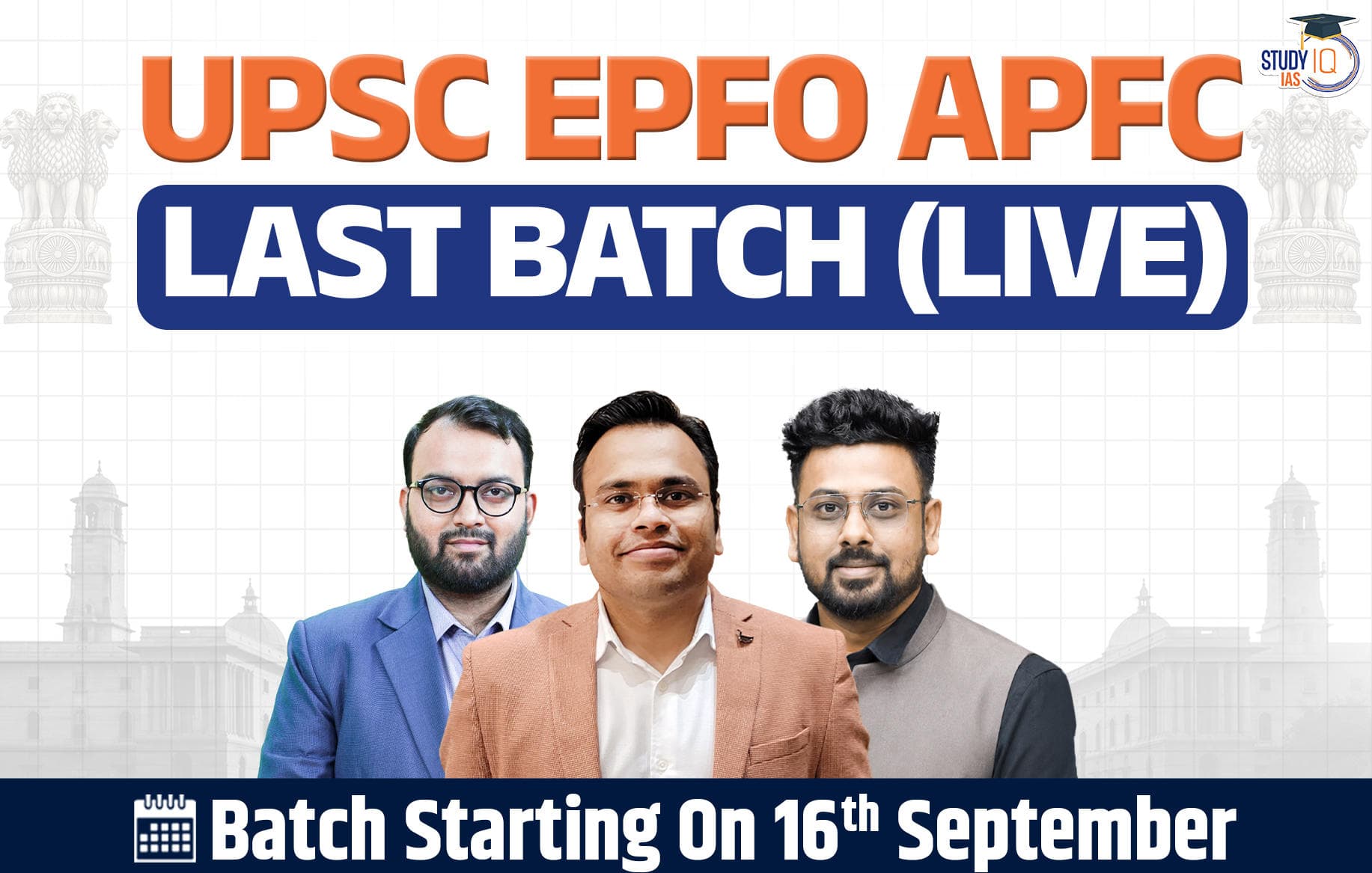 UPSC EPFO APFC LIVE Last Batch