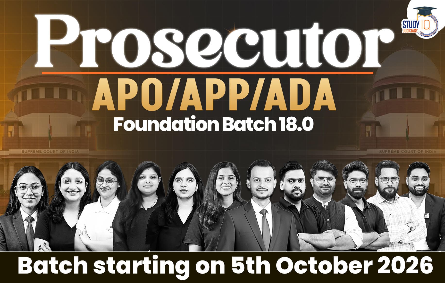 Prosecutor Batch - ADA/APO/APP Live Foundation 18.0 (Gold)