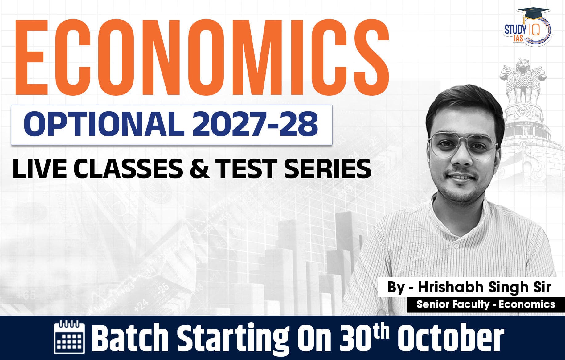 UPSC IAS (Mains) Economics Optional Live 2027-28 (Comprehensive) October Batch By Hrishabh Singh