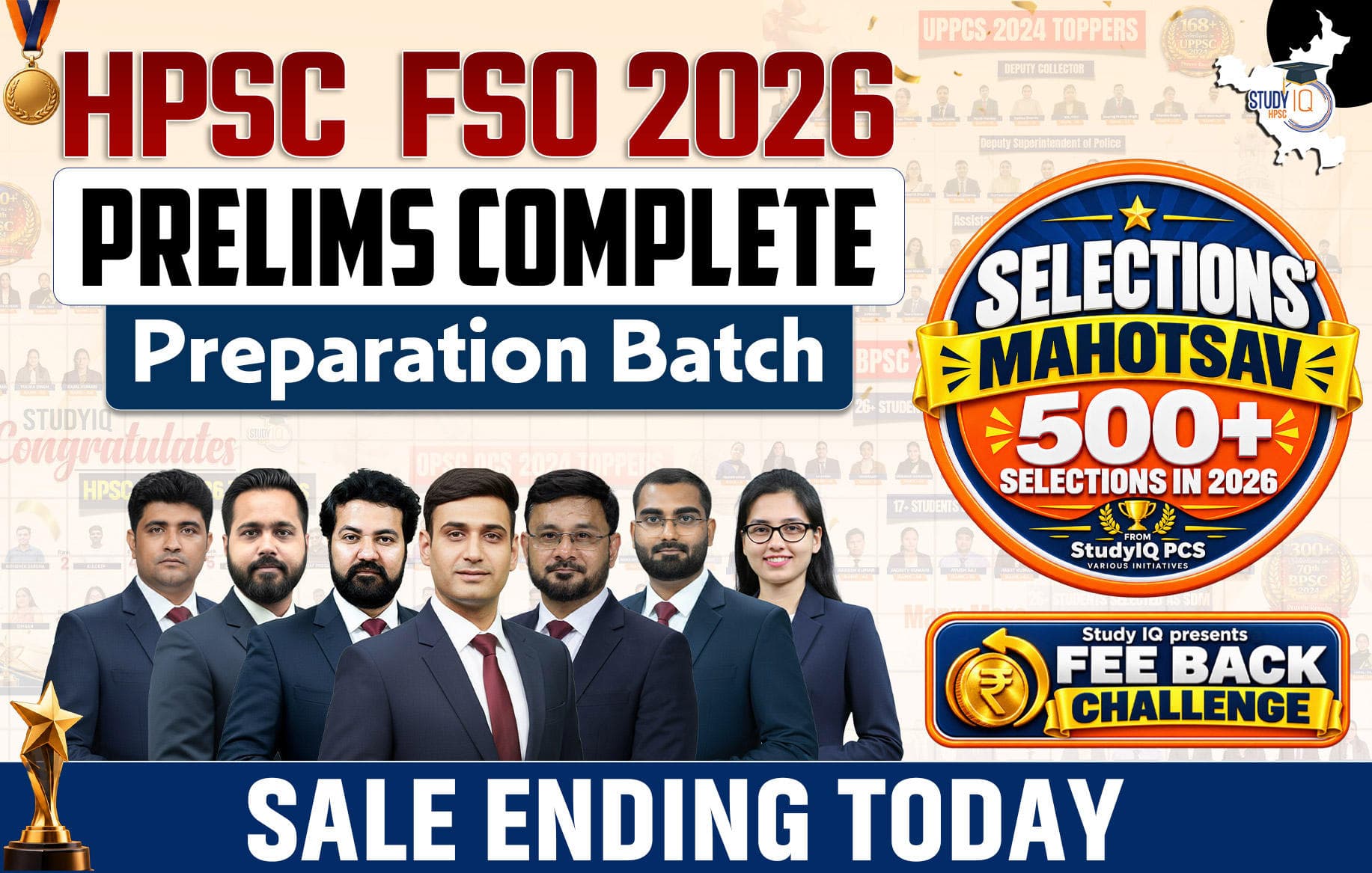 HPSC FSO 2026 Prelims Complete Preparation Batch
