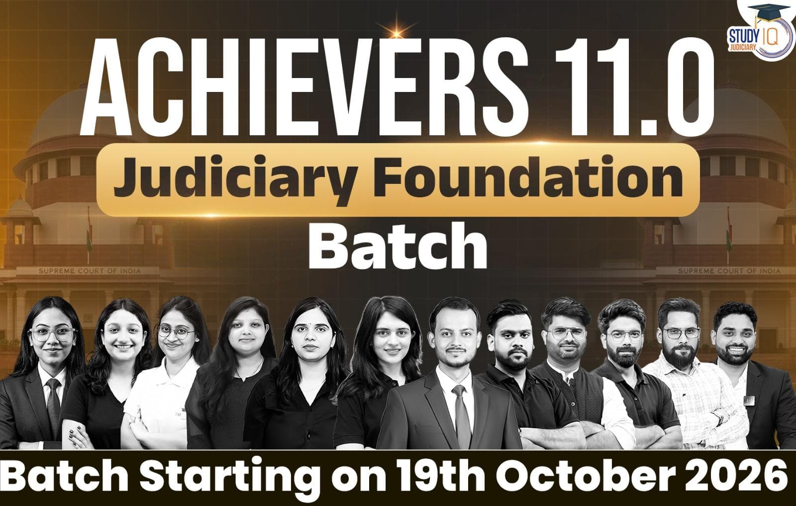 Achievers Judiciary Live Foundation Batch 11 (Gold)