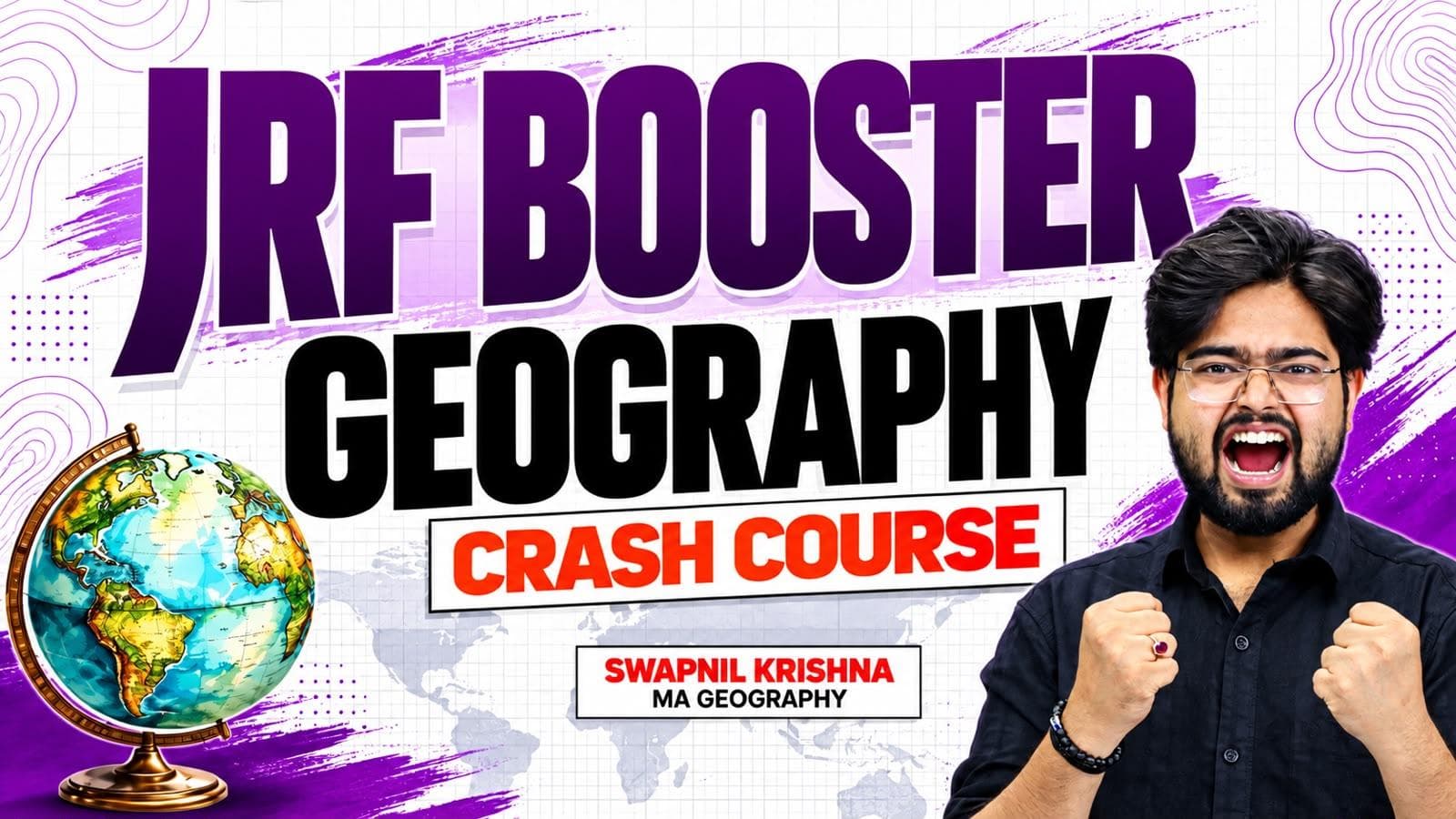 JRF Booster UGC NET Geography Crash Course (Without Test Series)