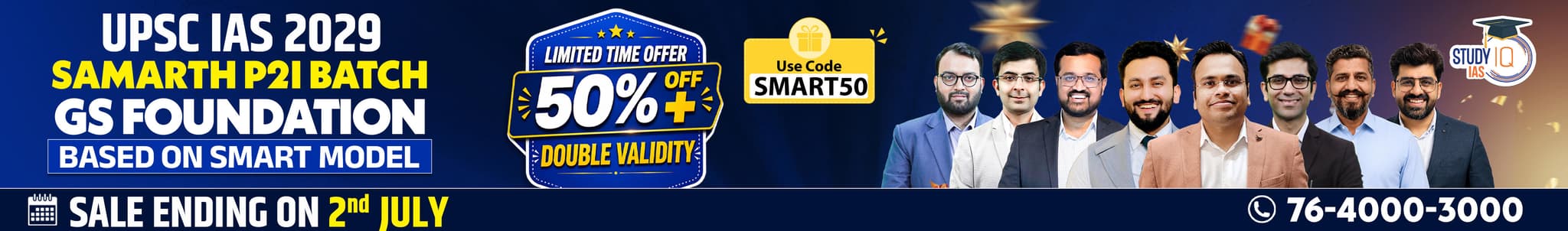 UPSC IAS Live GS P2I Foundation 2029 Samarth June Batch